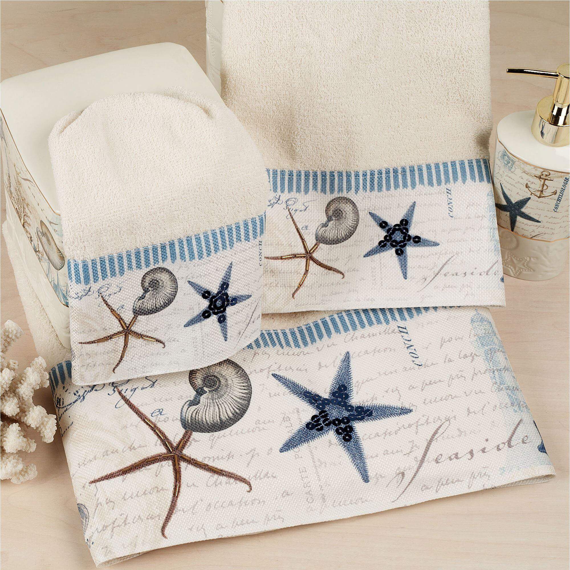 Beach Themed & Nautical Bath Towels