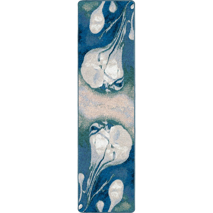 Abstract Jellyfish Runner Rug - Coastal Compass Home Decor