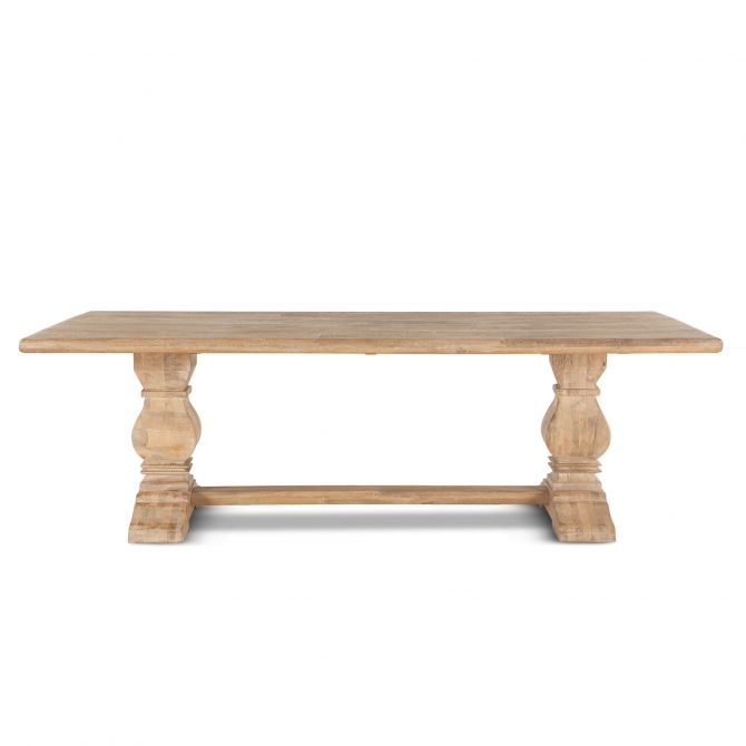 Antique Oak Dining Table - Coastal Compass Home Decor