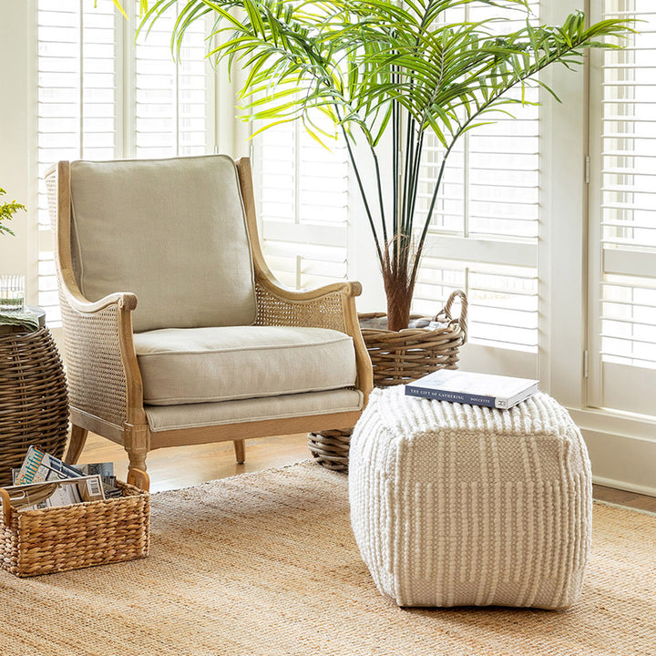 Ardwick Patterned Pouf