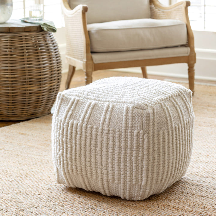 Ardwick Patterned Pouf