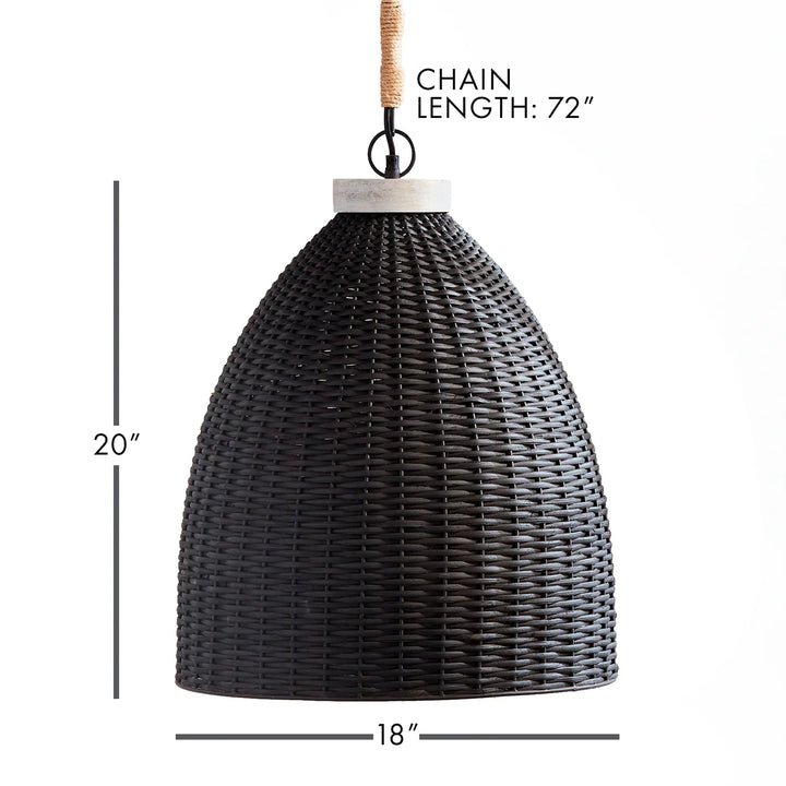 Bali Rattan Pendant Light Fixture