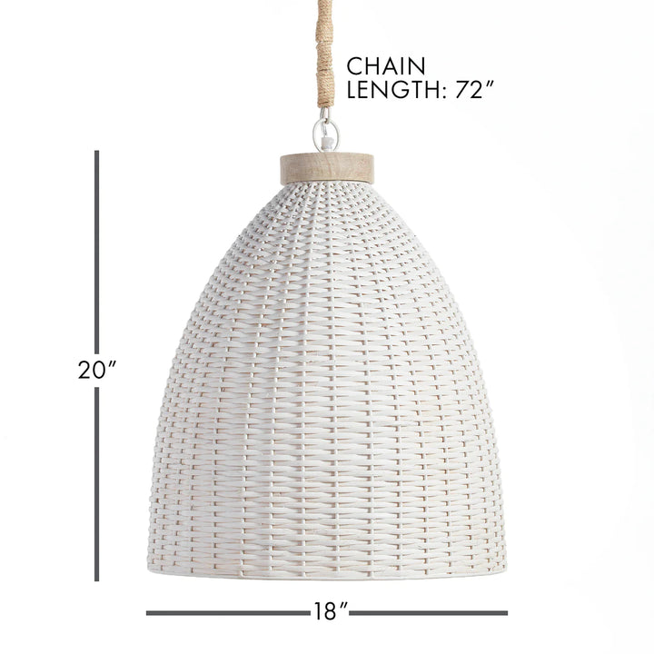 Bali Rattan Pendant Light Fixture
