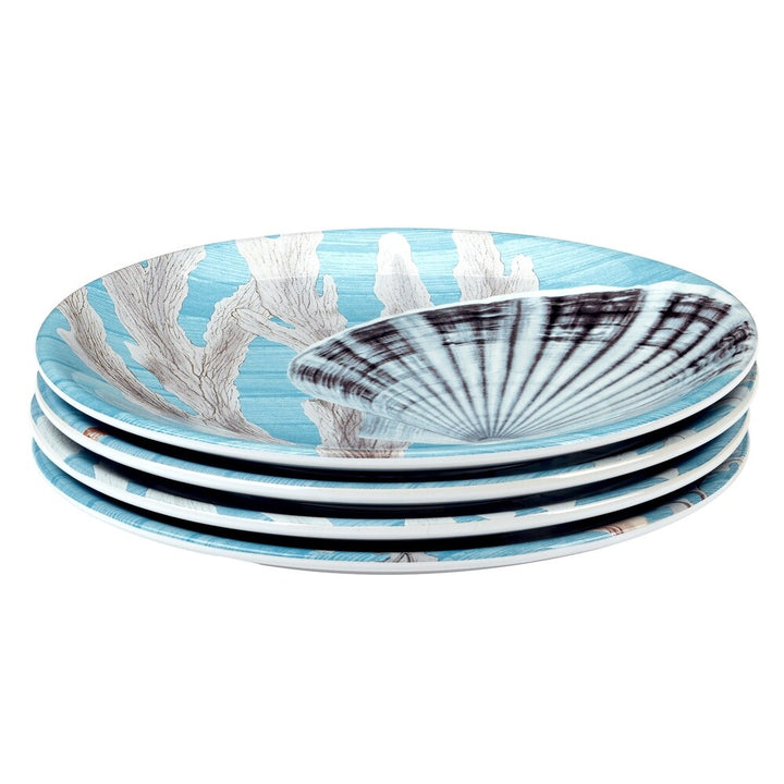 Beyond Waters Salad Plates - Coastal Compass Home Decor