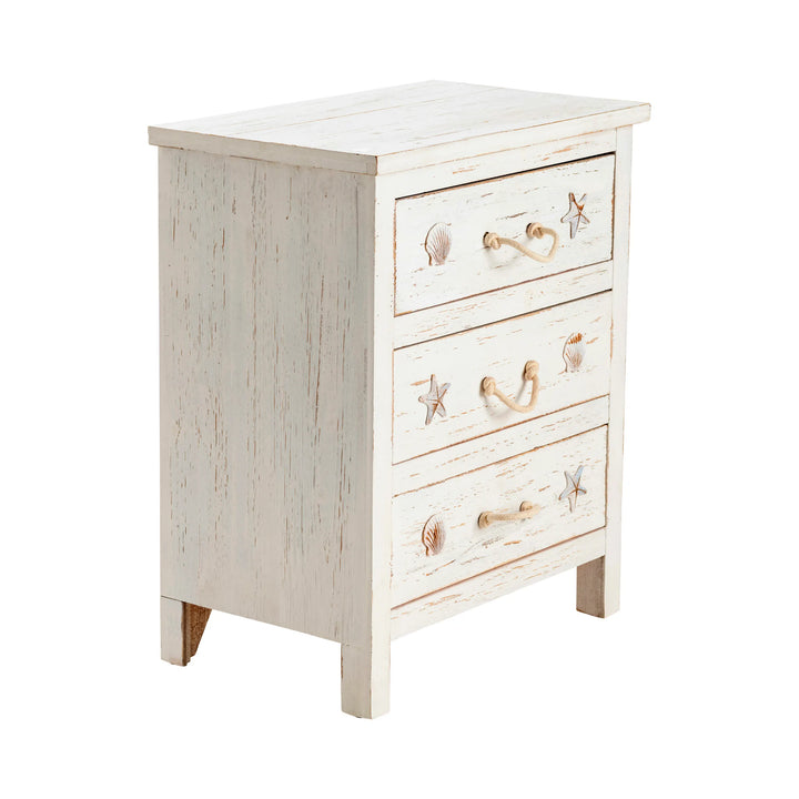 Coastal 3 Drawer Set Dresser