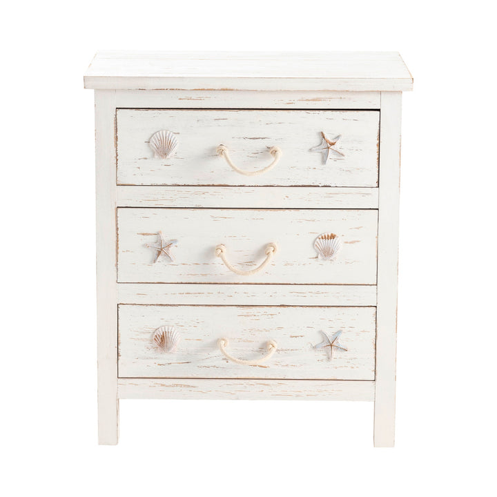 Coastal 3 Drawer Set Dresser