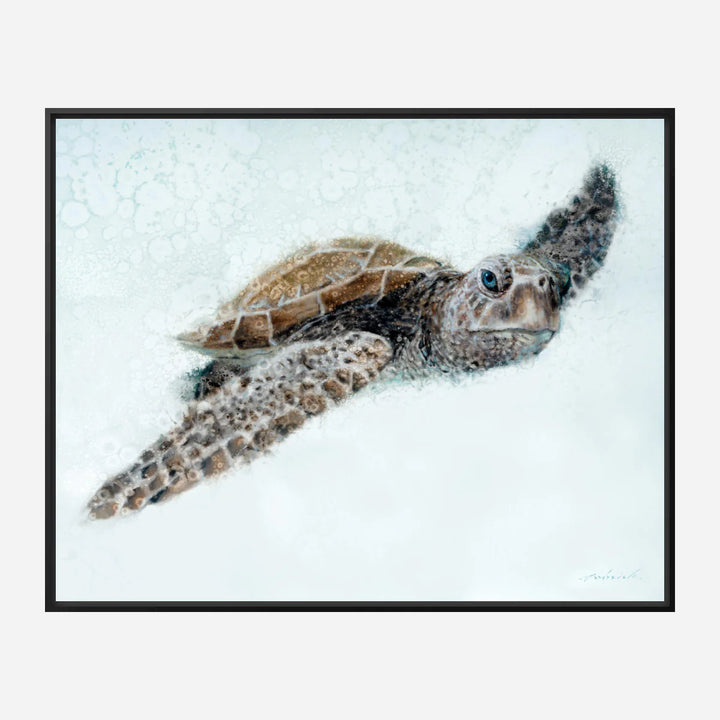 Cruisin' Framed Canvas Art - Coastal Compass Home Decor