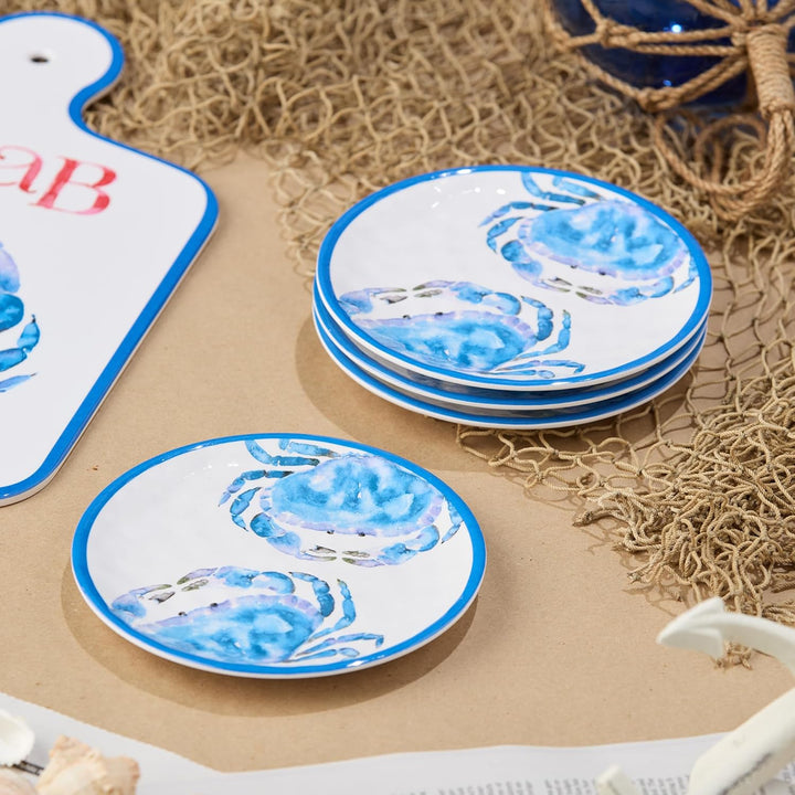 Deep Blue Sea Crab Dinnerware Set