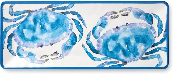 Deep Blue Sea Crab Serving Platters