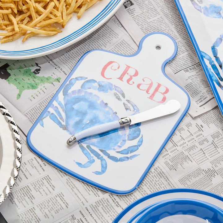 Deep Blue Sea Crab Serving Platters