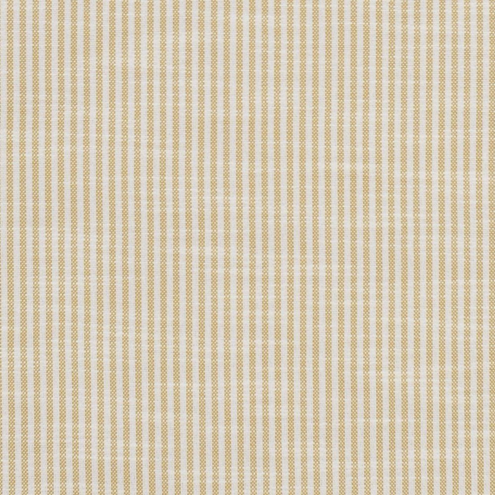 Beige and white stripe fabric swatch