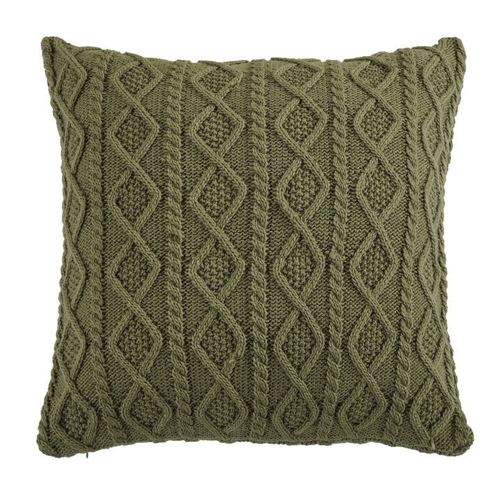 Cable Knit Throw Pillow