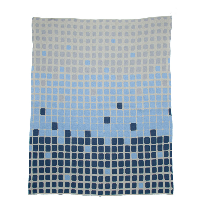 Eco Waterline Throw Blanket | Coastal Compass Home Decor