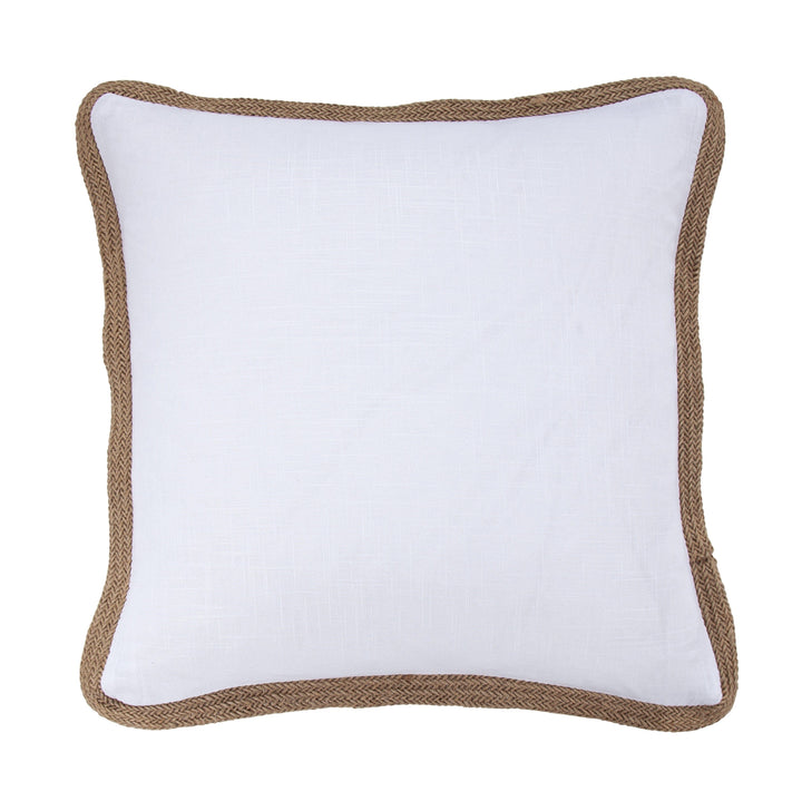Jute Trimmed Euro Sham