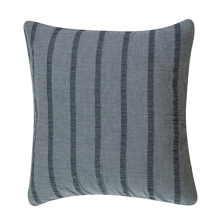Harbor Blue Stripe Euro Sham