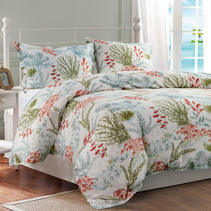 Coastal Flora Bedding Set