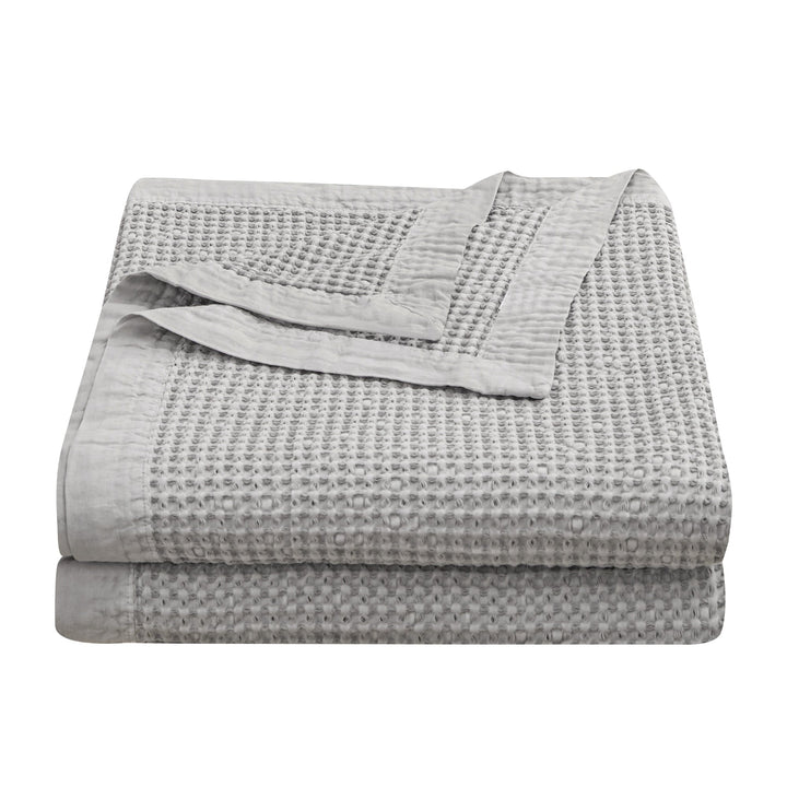 Waffle Pattern Coverlet Set
