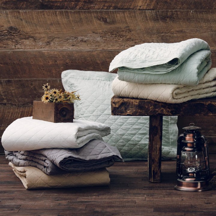 Linen Diamond Quilts in 6 Colors