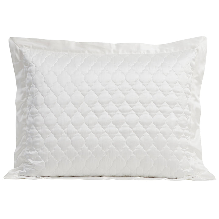 High Shine Satin Quilt Pillow Sham Set