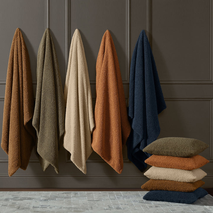 Chambray Teddy Throw Blanket