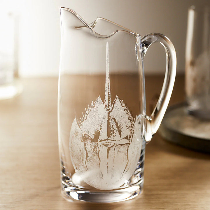 Horseshoe Crab Pitcher - The Coastal Compass Home Decor