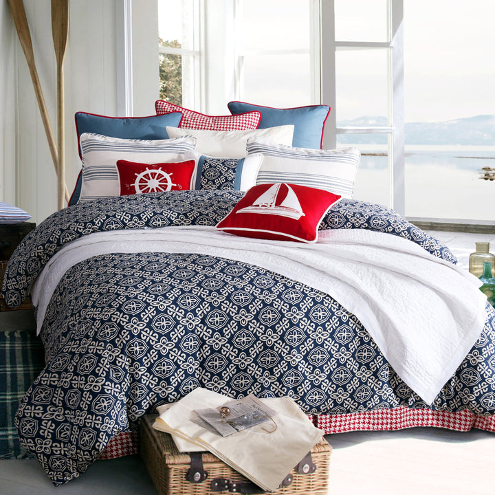 Sailboat Accent Pillow