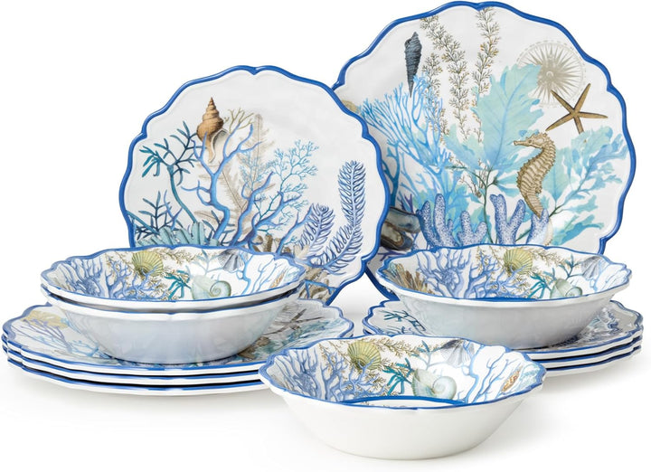 Marina Blue Dinner Plate Set