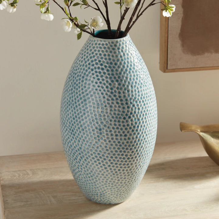 Miro Blue Clay Vases