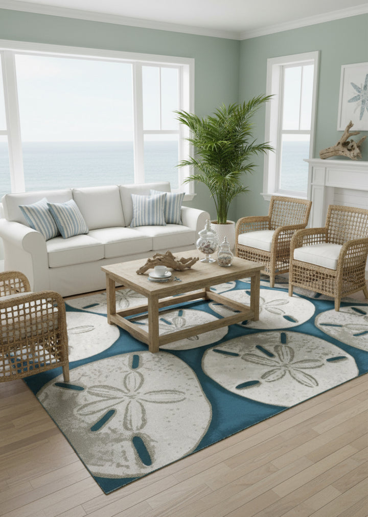 Ocean Treasure Sand Dollar Area Rug