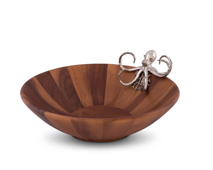 Octopus Salad Serving Bowl - Coastal Compass Home Decor