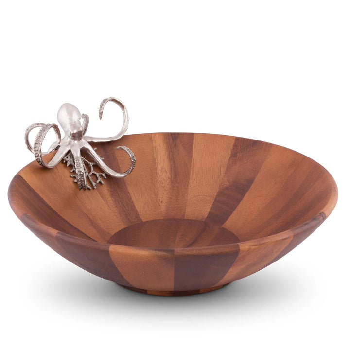 Octopus Salad Serving Bowl - Coastal Compass Home Decor