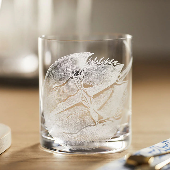 On The Rocks Horseshoe Crab Glass - The Coastal Compass Home Decor