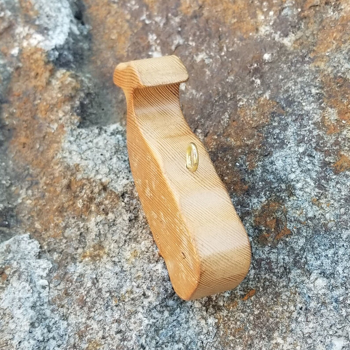 Reclaimed Wood Whale Ornament - Nugget | Coastal Compass Home Decor
