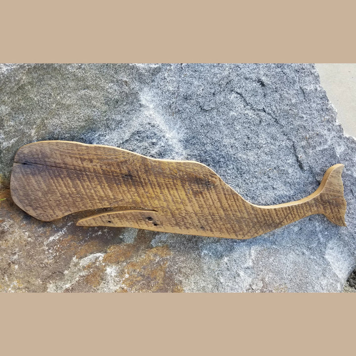 Reclaimed Wood Whale - Sprinter | Coastal Compass Home Decor