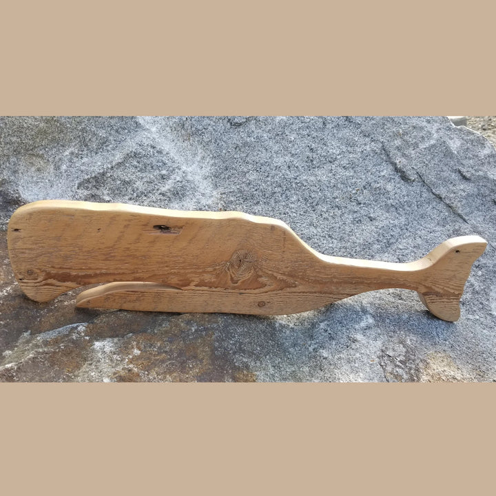 Reclaimed Wood Whale - Viper | Coastal Compass Home Decor