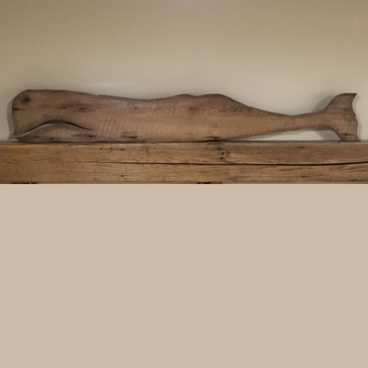 Reclaimed Wood Whale - Zeus | Coastal Compass Home Decor