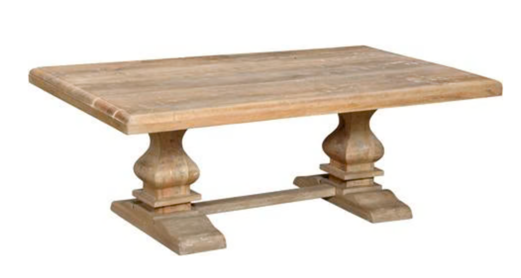 Camden Pedestal Coffee Table - Coastal Compass Home Decor