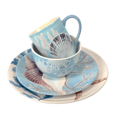 Beyond Waters Dinnerware Set - Coastal Compass Home Decor
