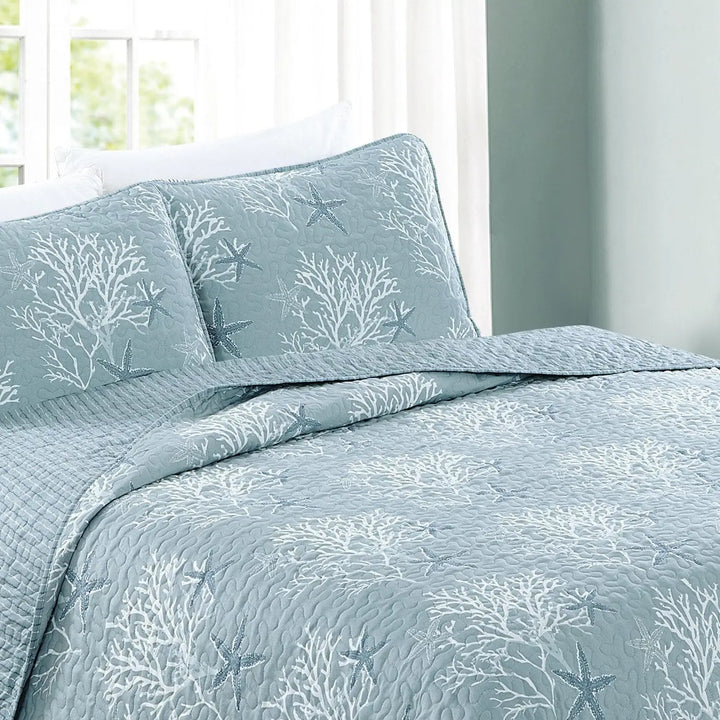 Coastal Fenwick Reversible Quilt Set
