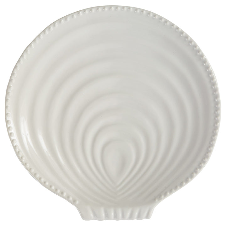 Seashell Dinner Plate Set | Coastal Compass Home Decor