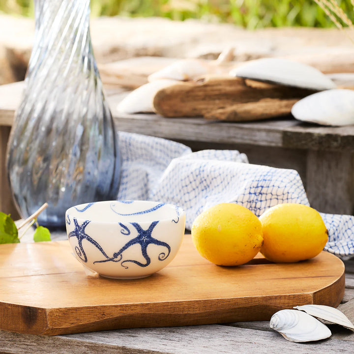 Starfish Blue Snack Bowl