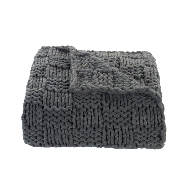 Chess Knit Throw Blankets