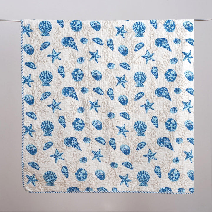Bali Blue Reversible Quilt Set