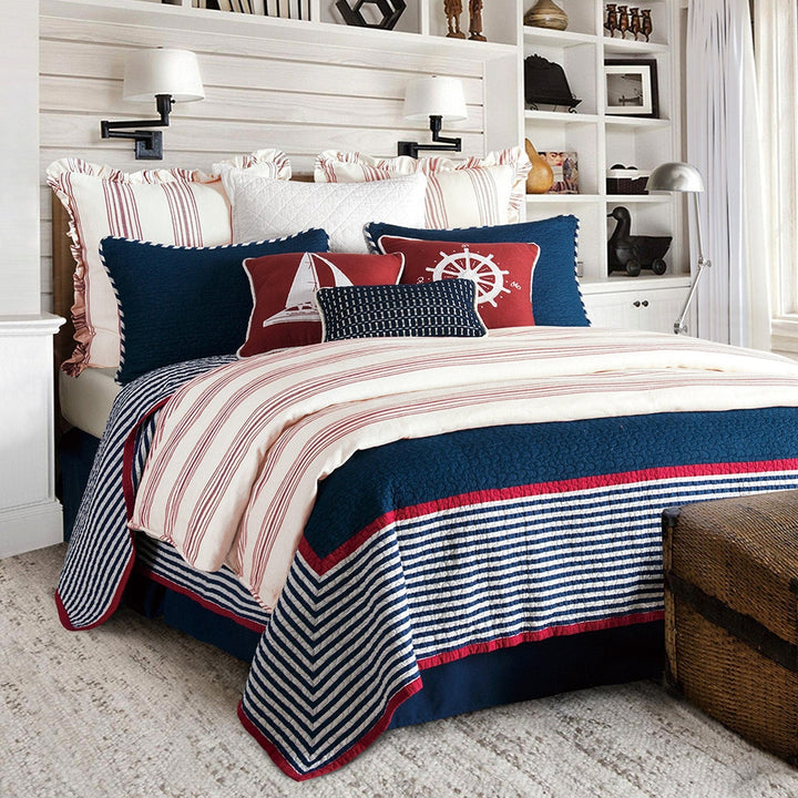 Liberty Reversible Quilt Set with matching bedding set from HiEnd Accents