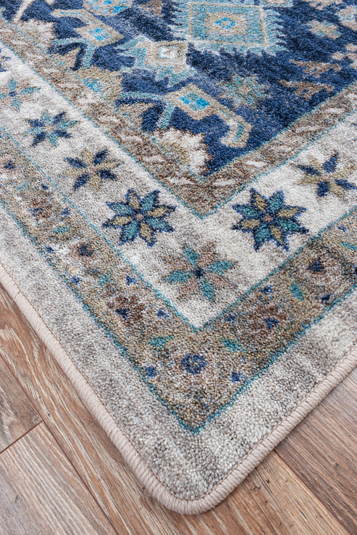 Dusk Blue Persian Rug • Coastal Compass Home Decor