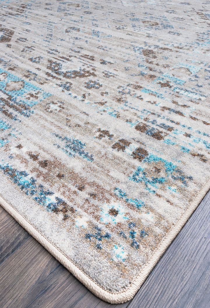 Redemption Distressed Blue Rug • Coastal Compass Home Decor