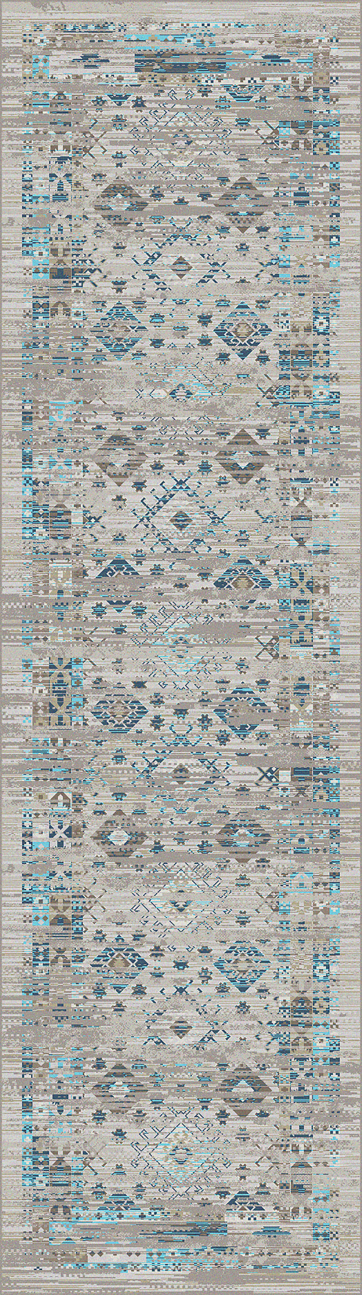 Redemption Distressed Blue Rug • Coastal Compass Home Decor
