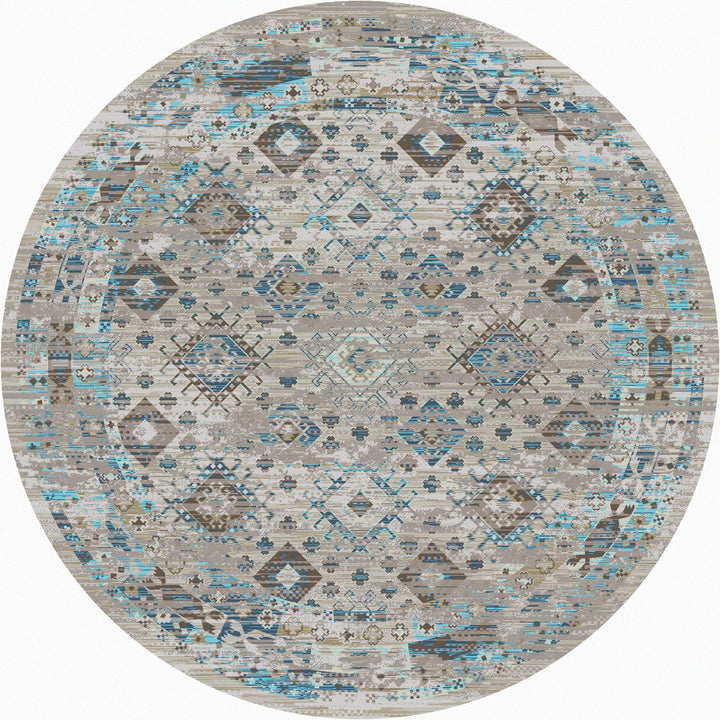 Redemption Distressed Blue Rug