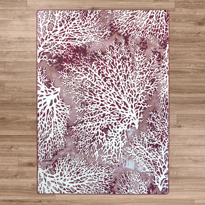Daydream Violet Rug.Coastal Compass Home Decor