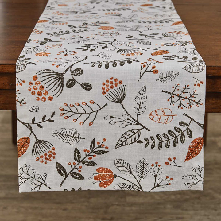 Autumn Foliage Table Runner • Coastal Compass Home Decor